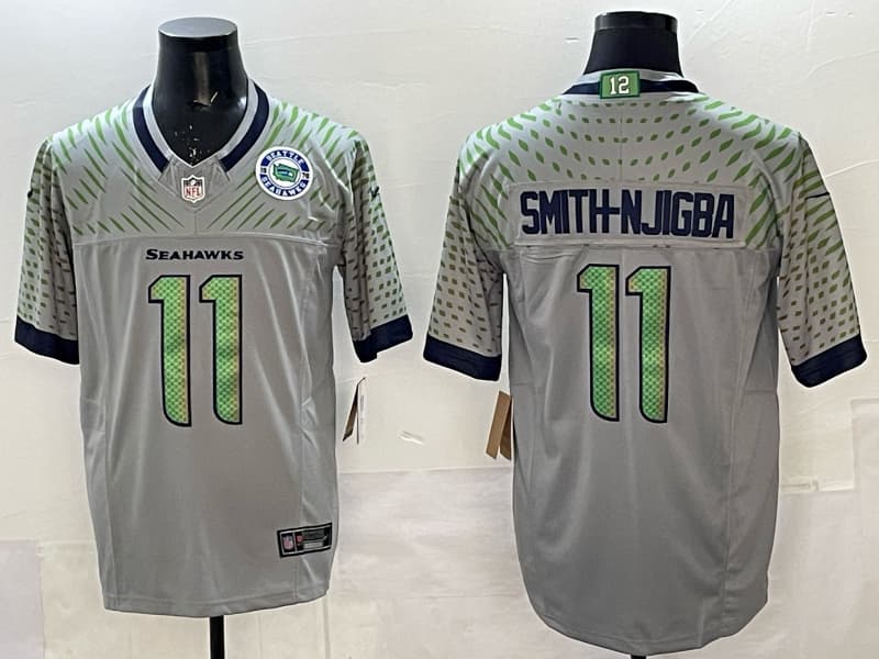 Seattle Seahawks F.U.S.E.  Limited Rivalry Series Jersey - All Stitched Jaxon Smith-Njigba - 11
