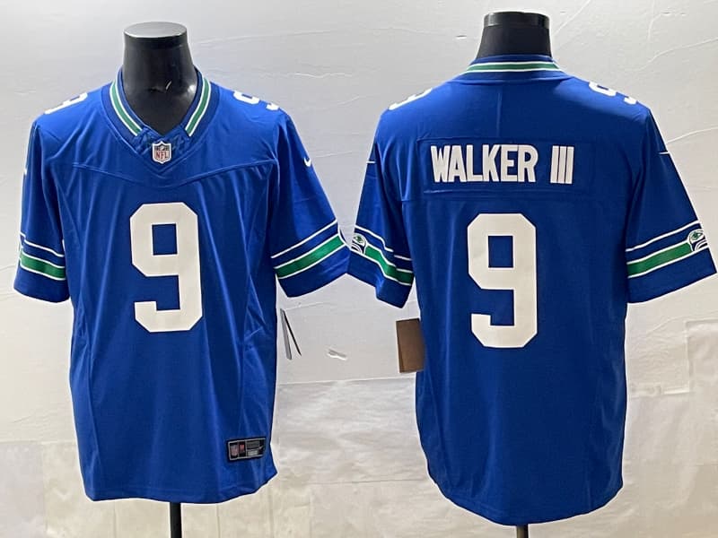 Seattle Seahawks F.U.S.E. Limited Rivalry Series Jersey -   All Stitched Kenneth Walker III - 9