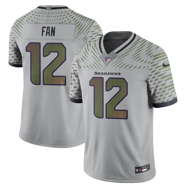 Seattle Seahawks F.U.S.E. Limited Rivalry Series Jersey - All Stitched Fan - 12