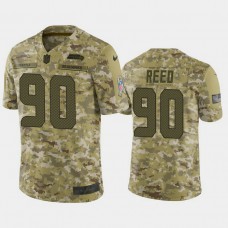 Seattle Seahawks Jarran Reed #90 Camo Jersey 2018 Salute to Service