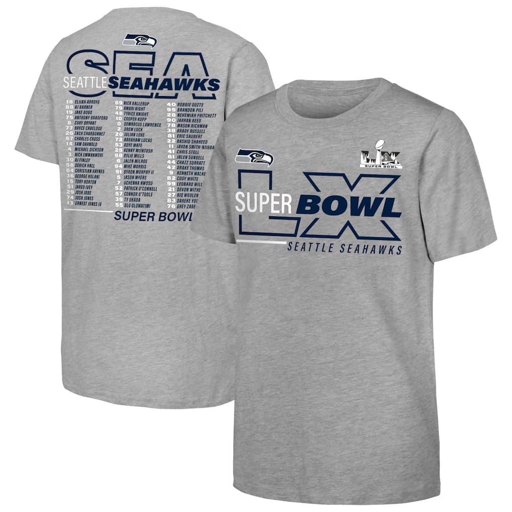 Seattle Seahawks Nike Super Bowl  LX Champions  Shirt