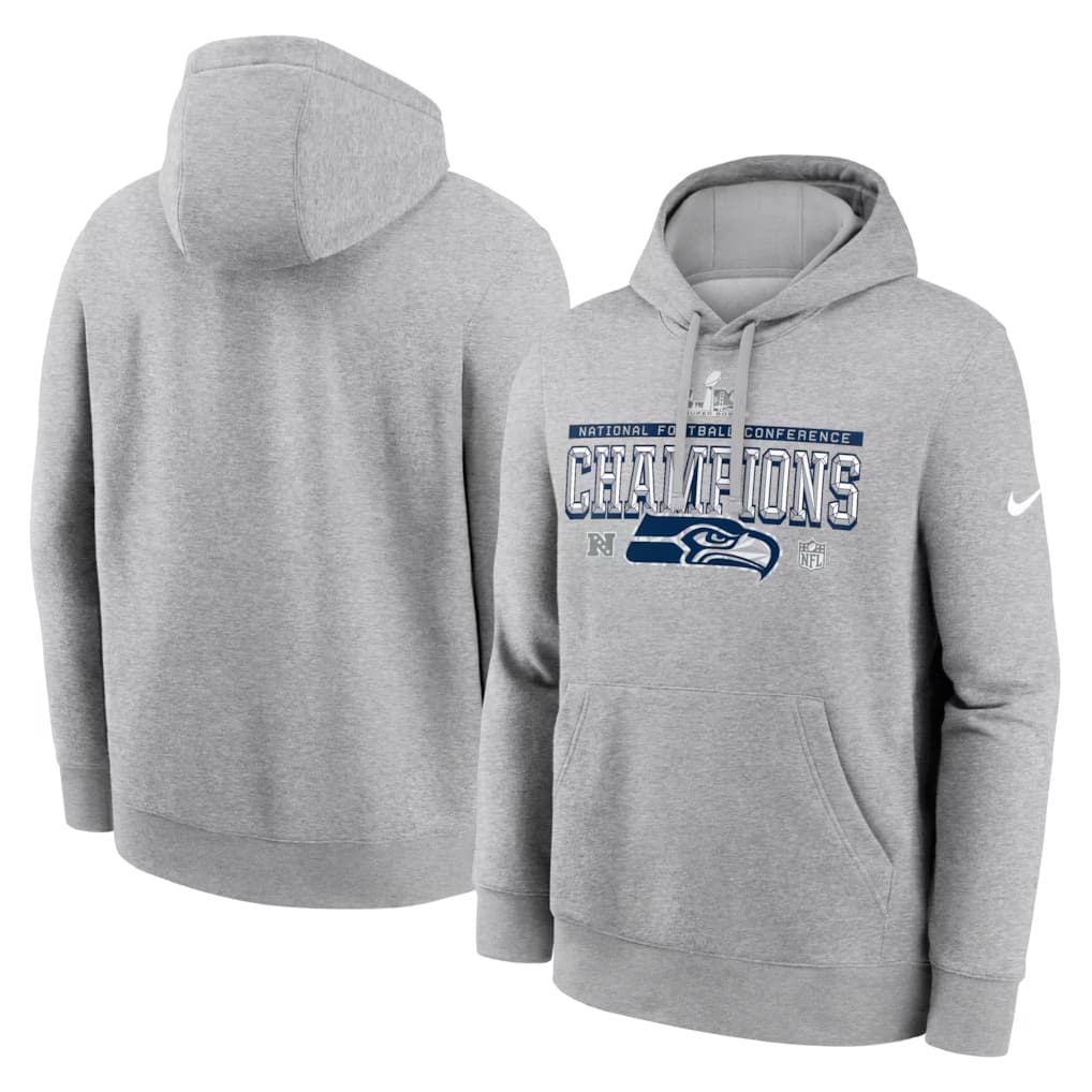 Seattle Seahawks Nike Super Bowl LX Champions   Hoodie  Jersey-  