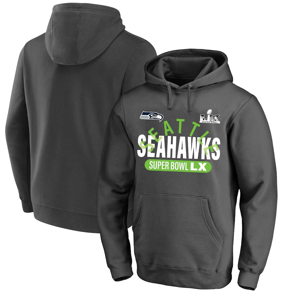 Seattle Seahawks Nike Super Bowl LX Champions   Hoodie  Jersey 