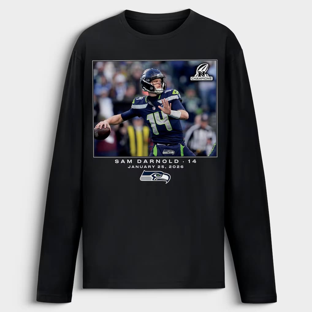 Seattle Seahawks Nike Super Bowl LX Champions   Long  Sleeve  T-Shirt 