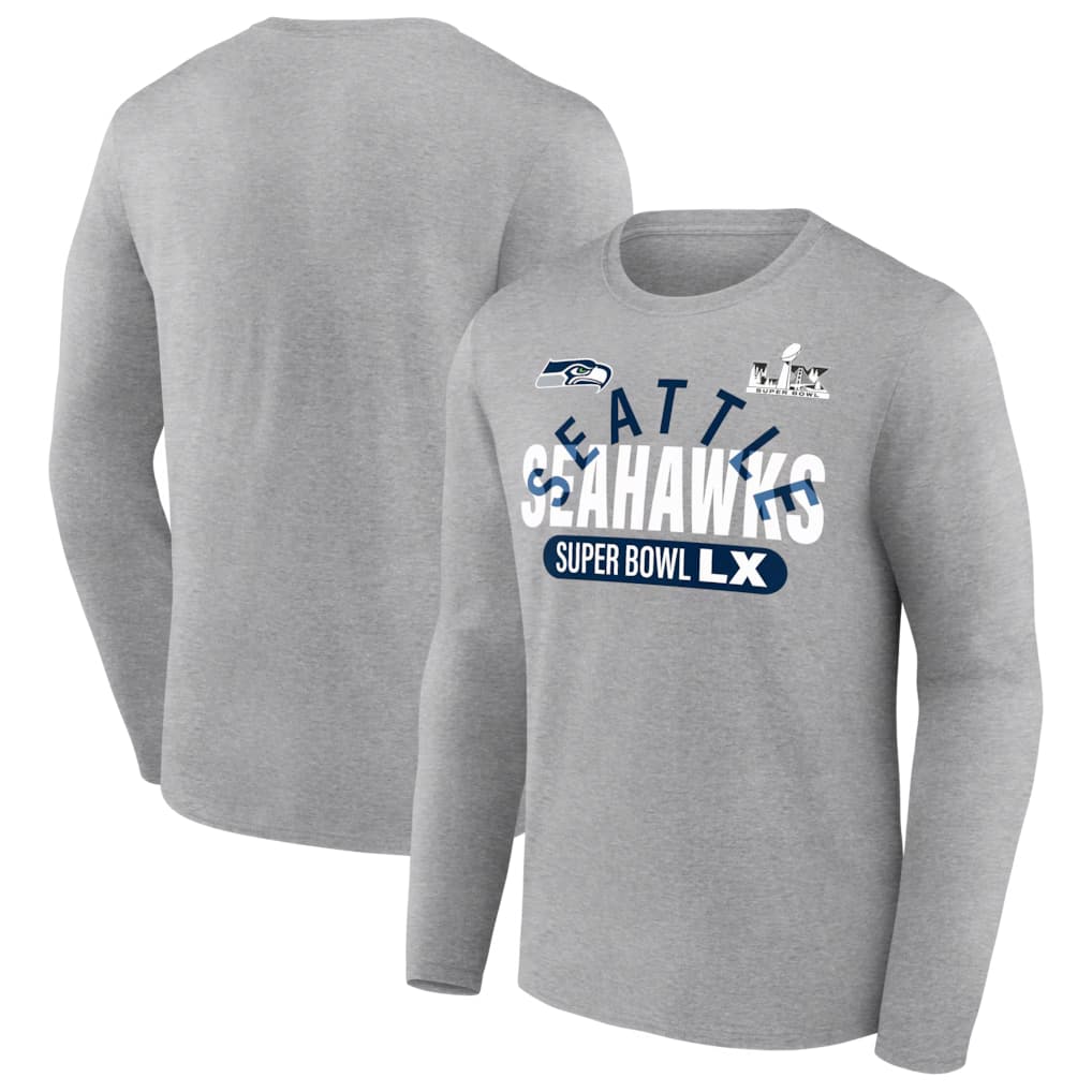 Seattle Seahawks Nike Super Bowl LX Champions   Long  Sleeve T-Shirt 