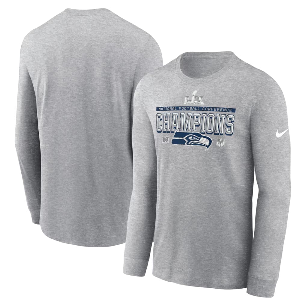 Seattle Seahawks Nike Super Bowl LX Champions   Long Sleeve T-Shirt 