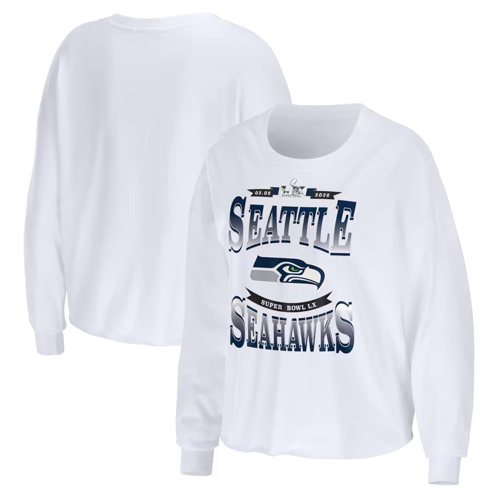 Seattle Seahawks Nike Super Bowl LX Champions  Long  Sleeve T-Shirt 