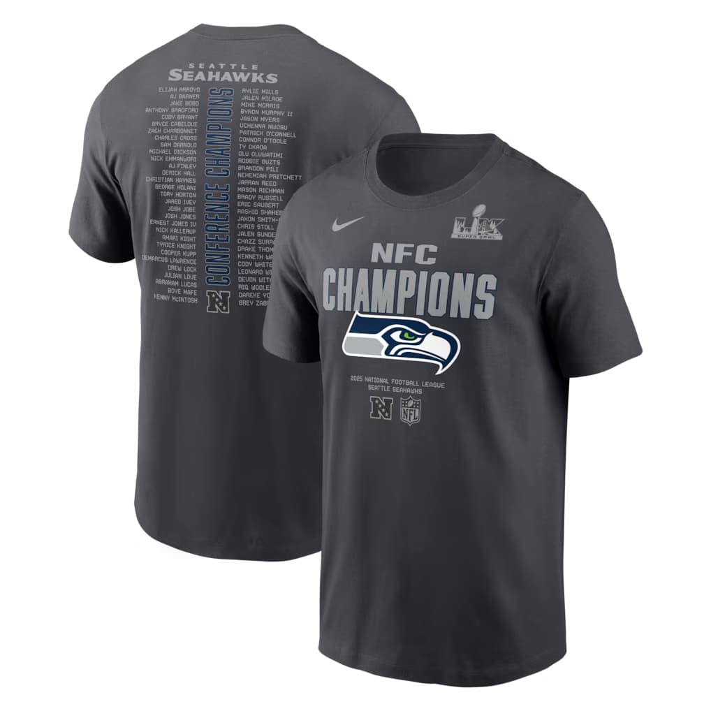 Seattle Seahawks Nike Super Bowl LX Champions Shirt