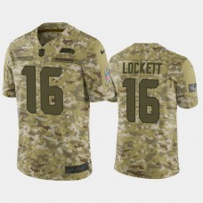 Seattle Seahawks Tyler Lockett #16 2018 Salute to Service Limited Camo Jersey