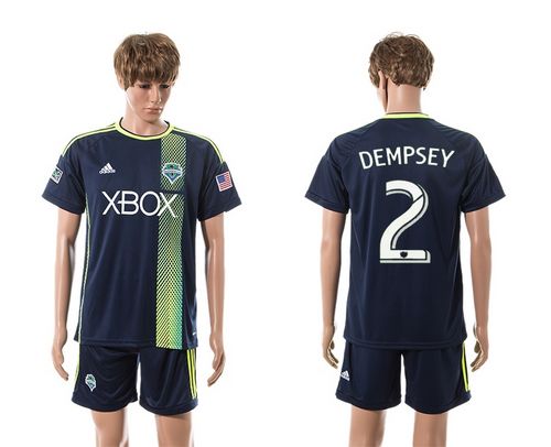 Seattle Sounders #2 Dempsey Away Soccer Club Jersey