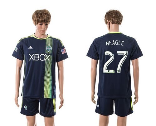 Seattle Sounders #27 Neagle Away Soccer Club Jersey