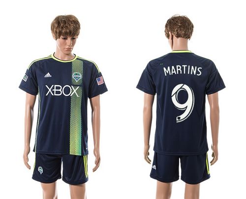 Seattle Sounders #9 Martins Away Soccer Club Jersey