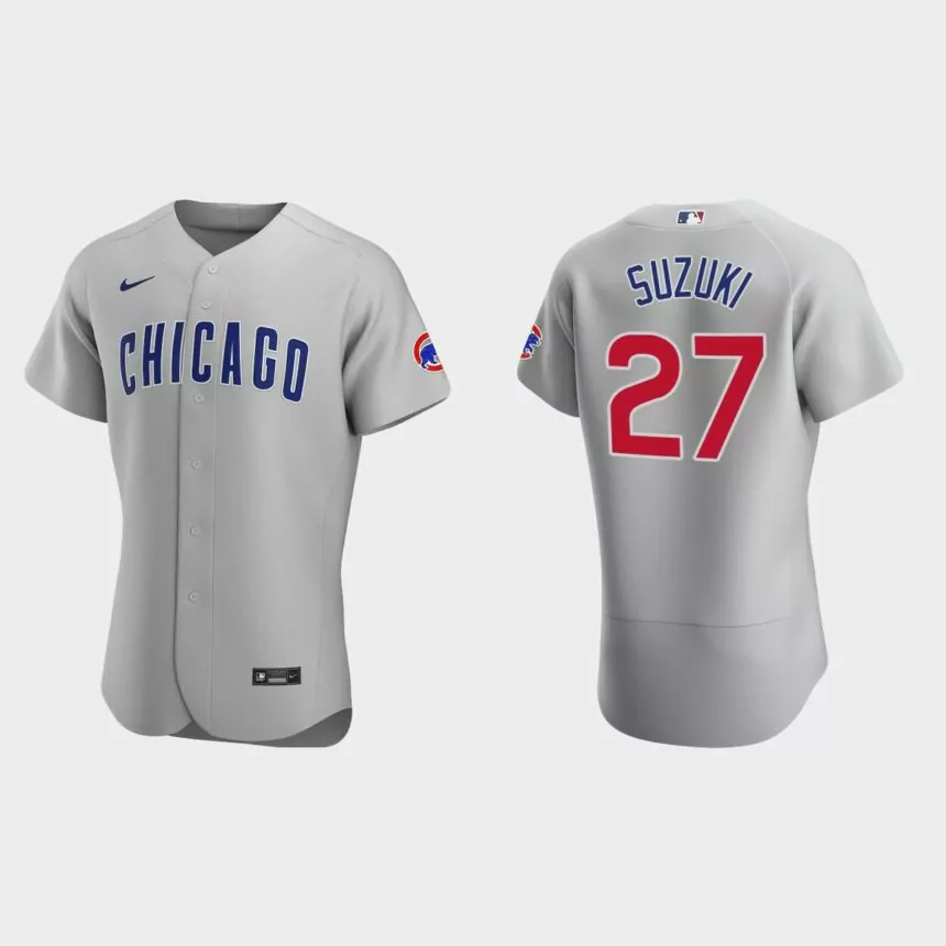 Seiya Suzuki Chicago Cubs Authentic Road Jersey – Gray