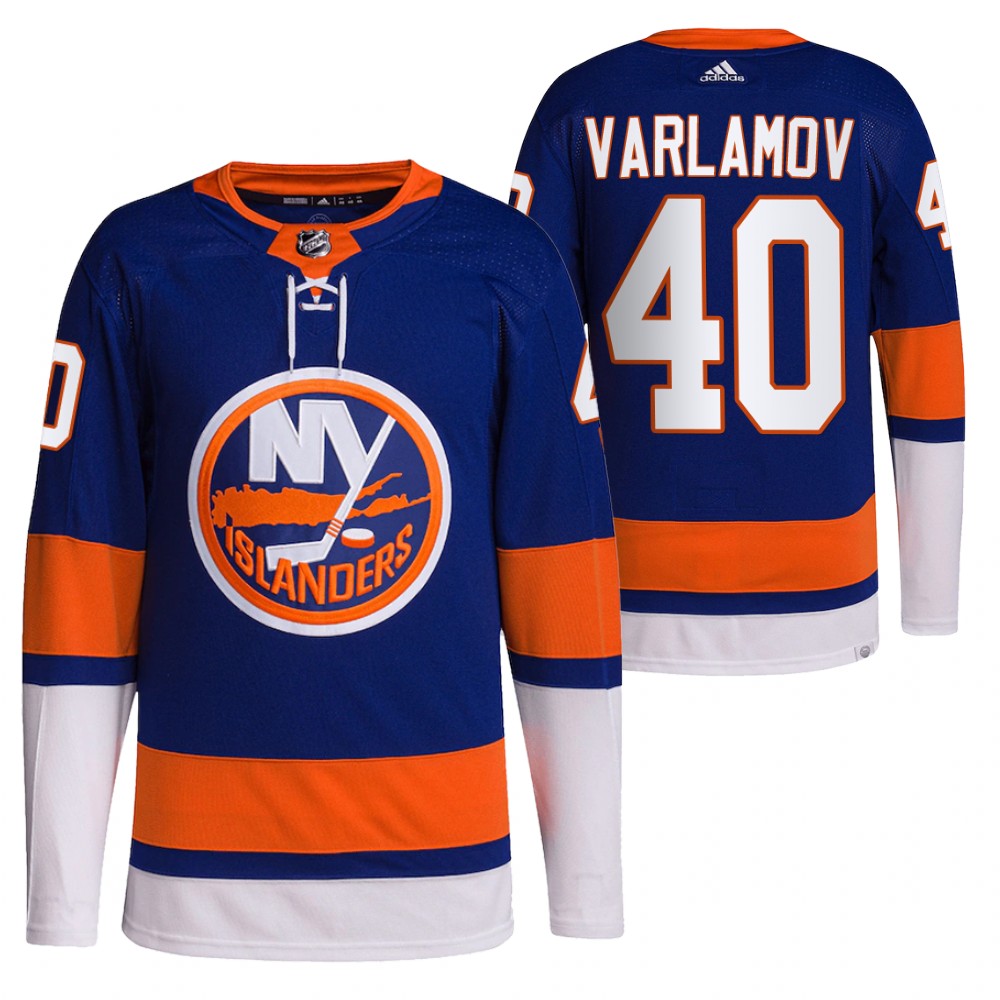 Semyon Varlamov New York Islanders Royal Home Primegreen Authentic Pro Jersey