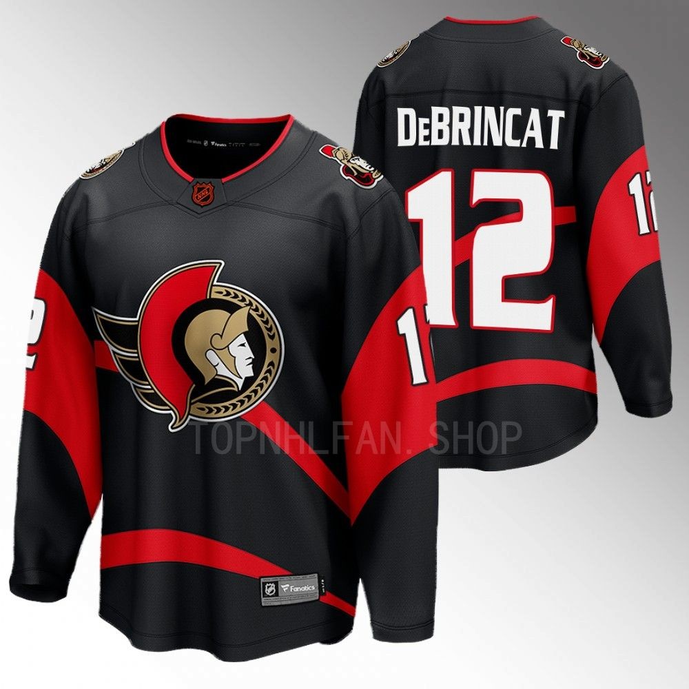 Senators #12 Alex DeBrincat Black 2022 Special Edition 2.0 Jersey
