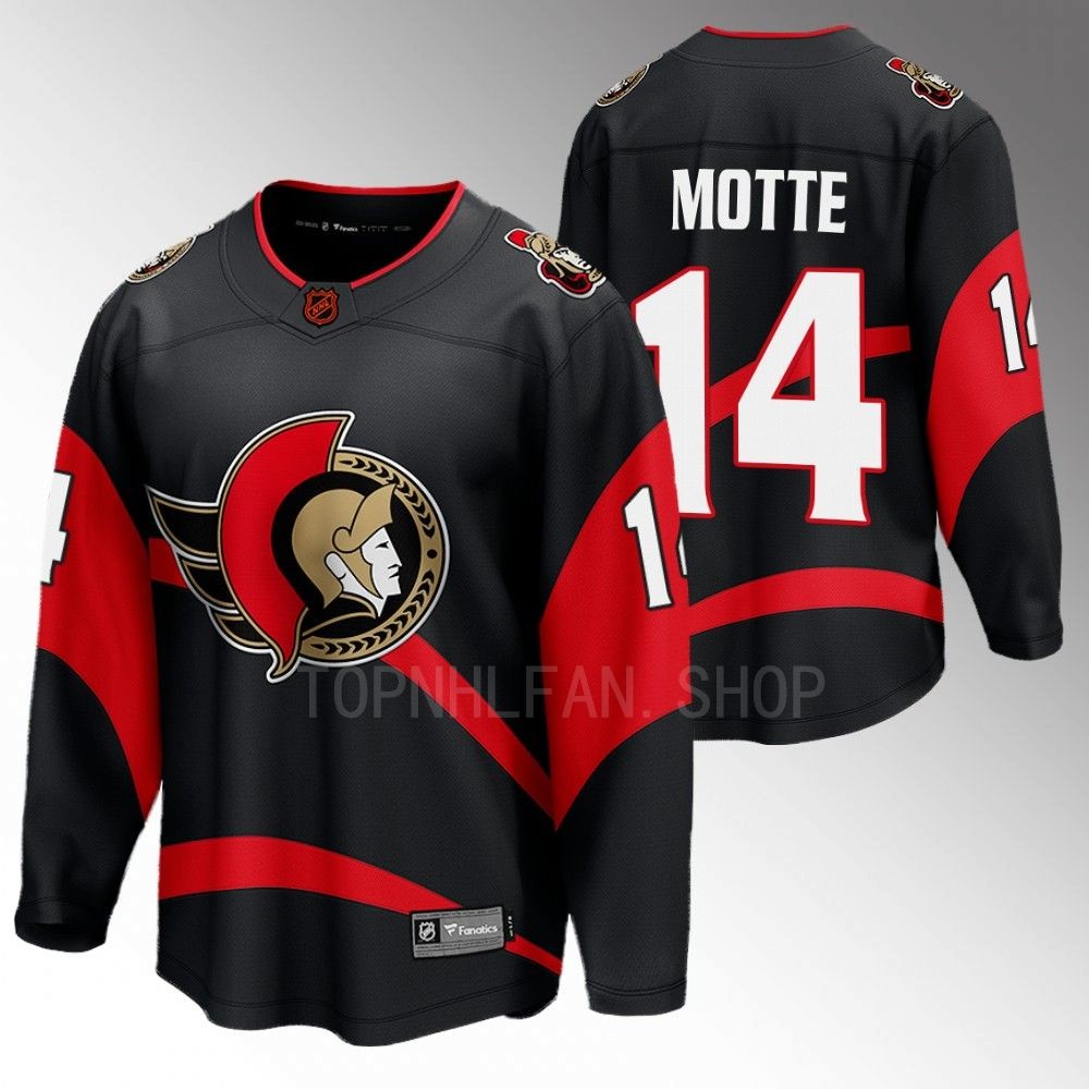 Senators #14 Tyler Motte Black 2022 Special Edition 2.0 Jersey