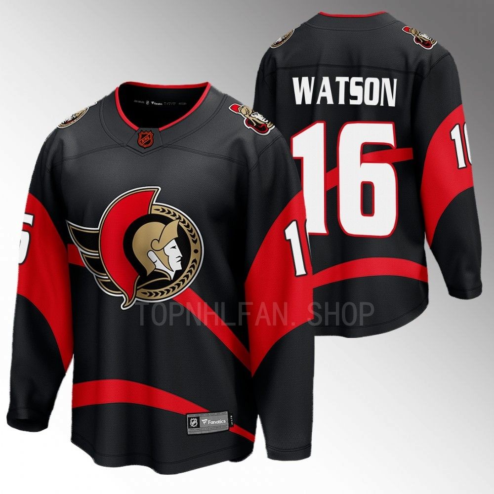 Senators #16 Austin Watson Black 2022 Special Edition 2.0 Jersey