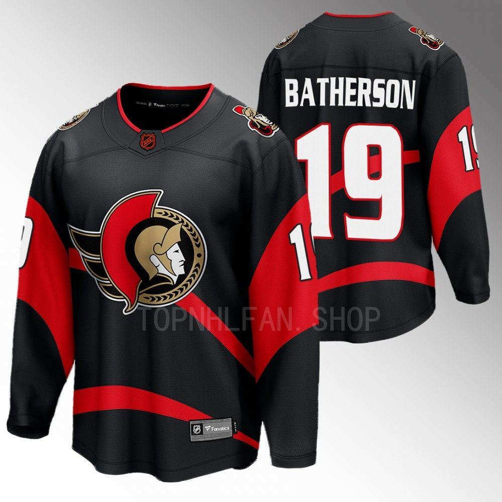 Senators #19 Drake Batherson Black 2022 Special Edition 2.0 Jersey