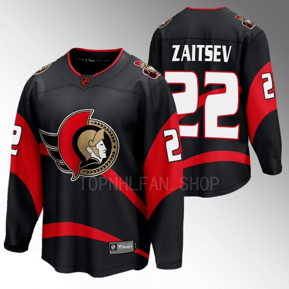 Senators #22 Nikita Zaitsev Black 2022 Special Edition 2.0 Jersey