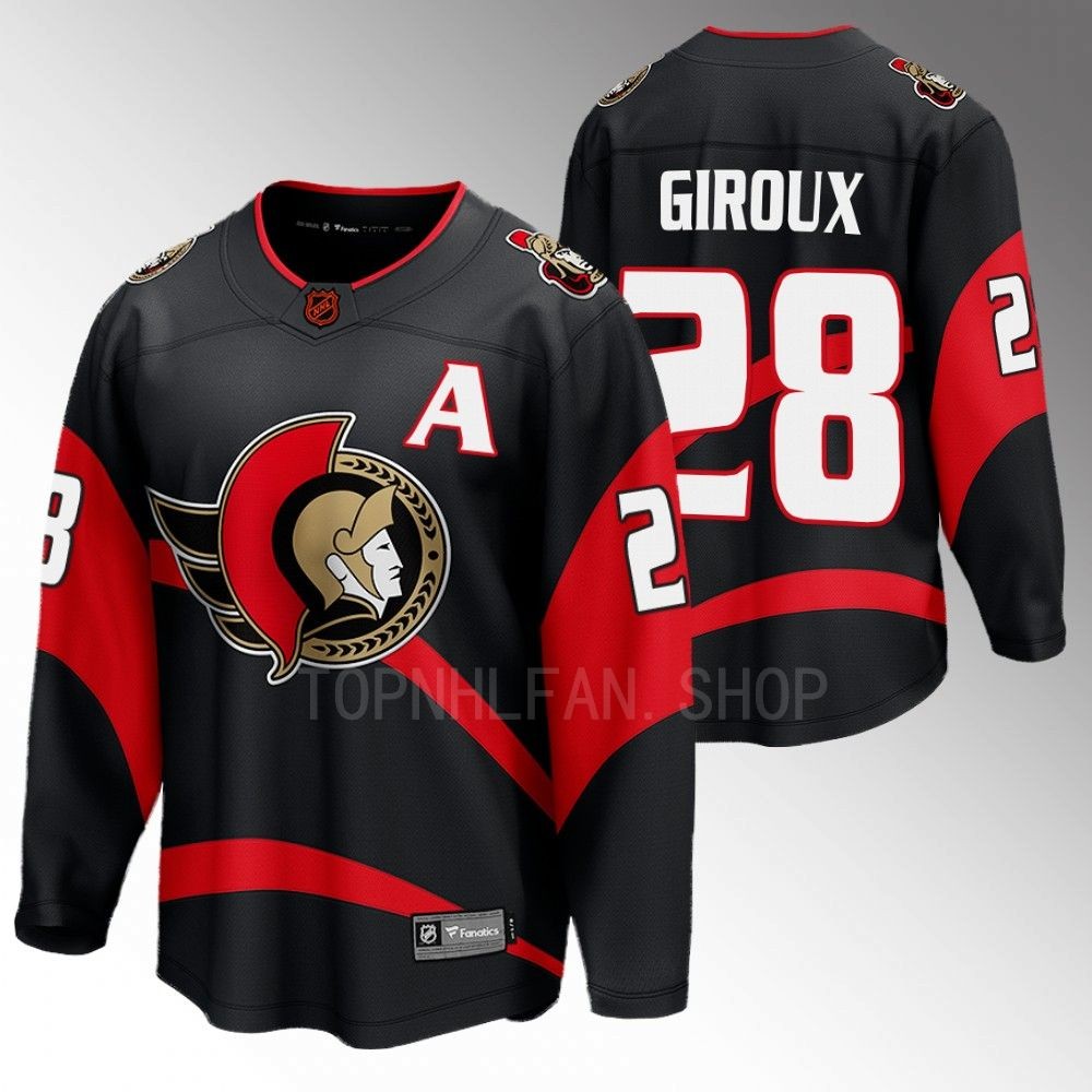 Senators #28 Claude Giroux Black 2022 Special Edition 2.0 Jersey