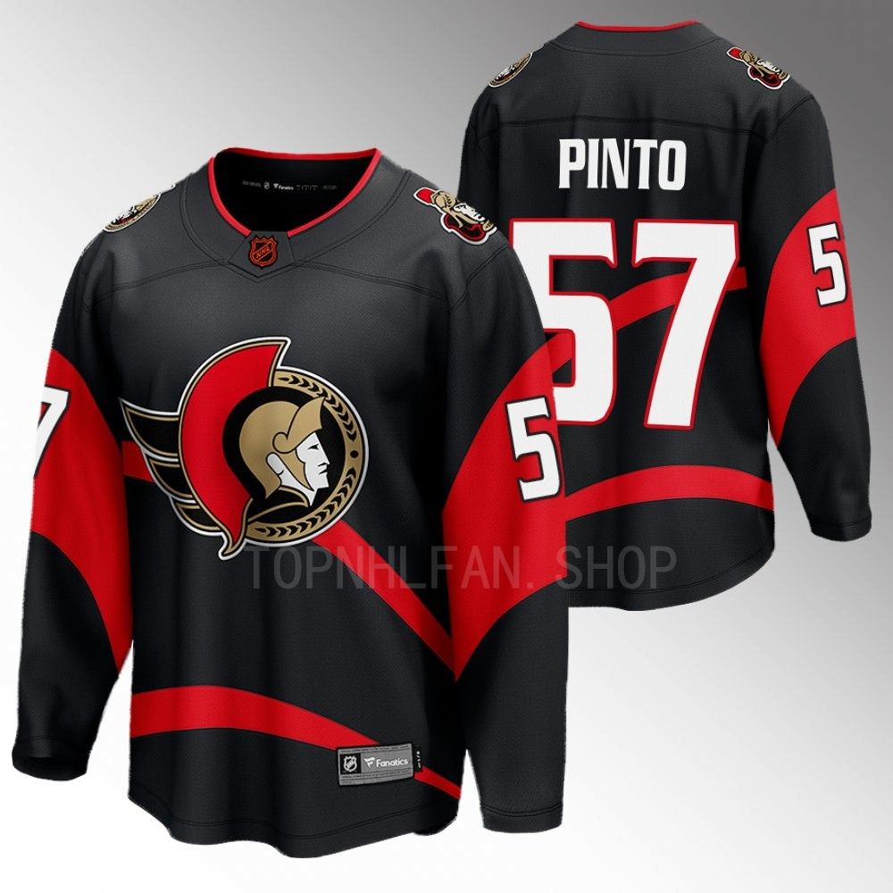Senators #57 Shane Pinto Black 2022 Special Edition 2.0 Jersey