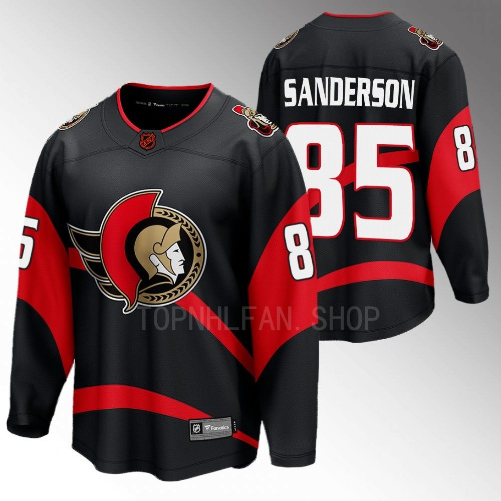 Senators #85 Jake Sanderson Black 2022 Special Edition 2.0 Jersey