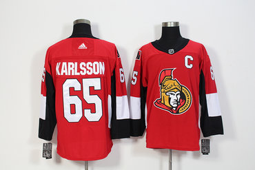 Senators 65 Erik Karlsson Red Adidas Jersey