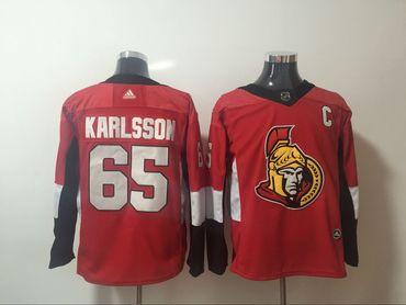 Senators 65 Erik Karlsson Red Adidas Jersey