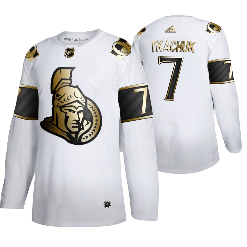 Senators Brady Tkachuk Men's Authentic NHL Golden Edition Jersey