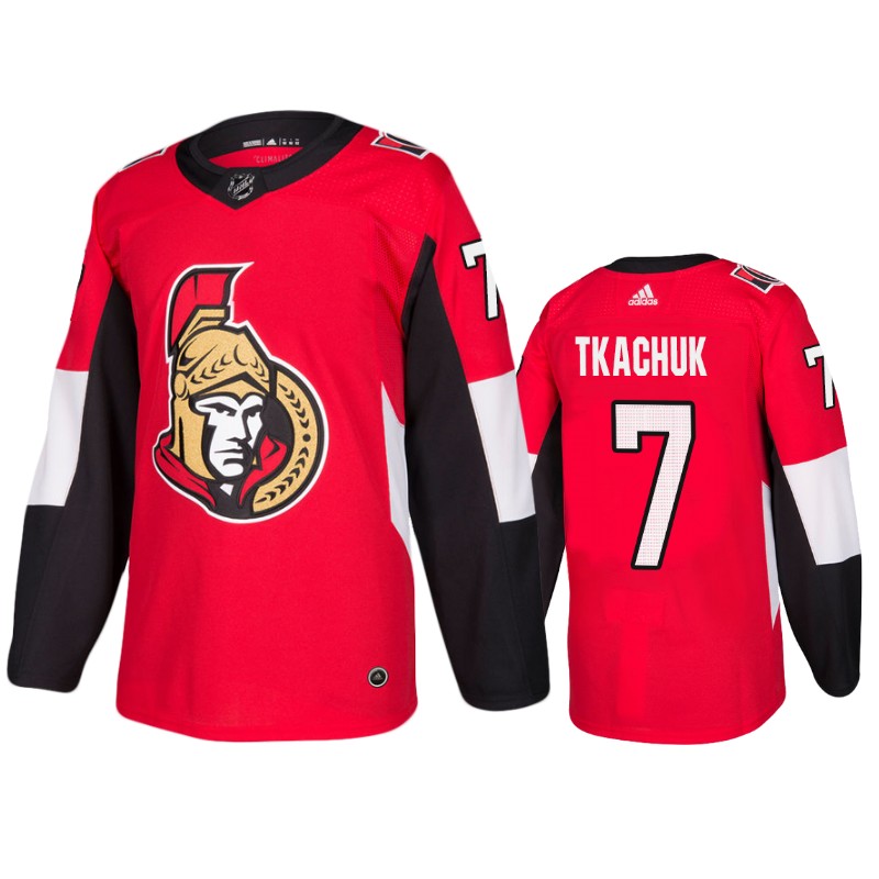 Senators Brady Tkachuk Red Home Jersey