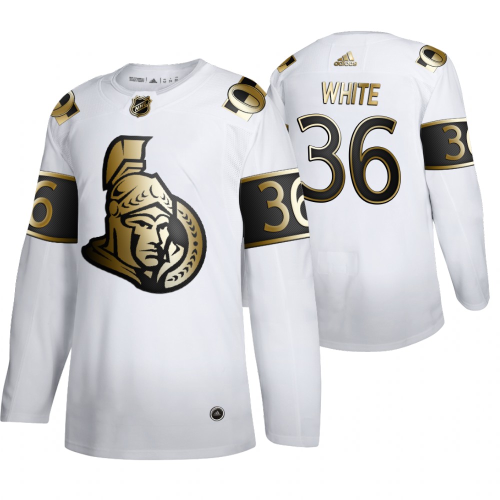 Senators Colin White Men's Authentic NHL Golden Edition Jersey