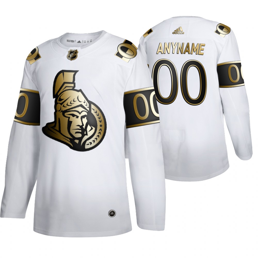 Senators Custom Men's Authentic NHL Golden Edition Jersey