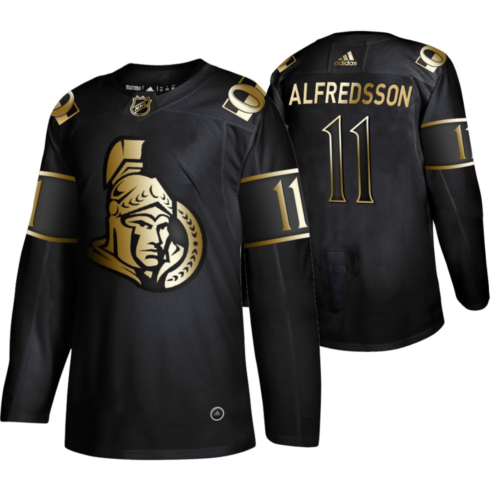 Senators Daniel Alfredsson Men's Authentic 2019 NHL Golden Edition Jersey