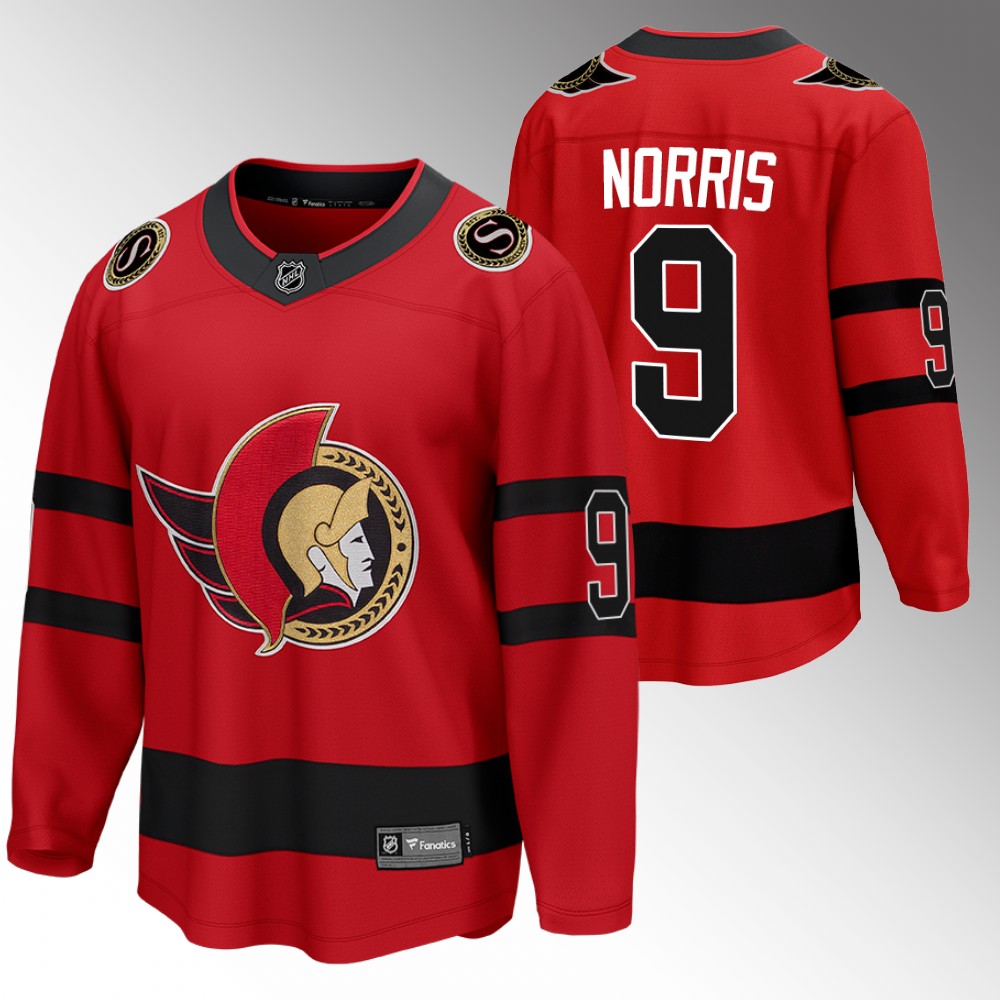 Senators Josh Norris Jersey Special Edition Red Reverse Retro Men