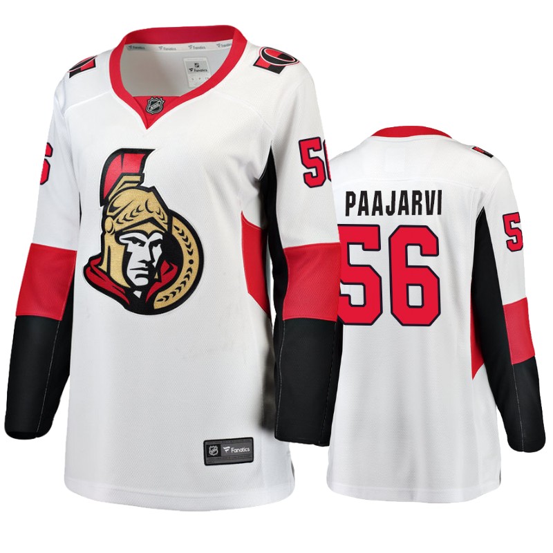 Senators Magnus Paajarvi White Away Breakaway Alternate Jersey