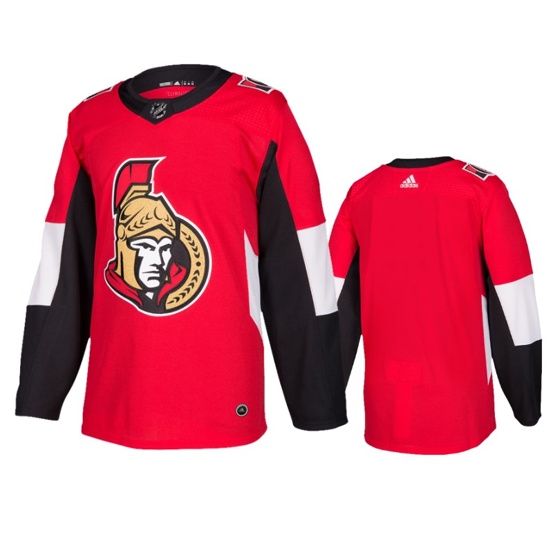 Senators Red Authentic Blank Home Jersey