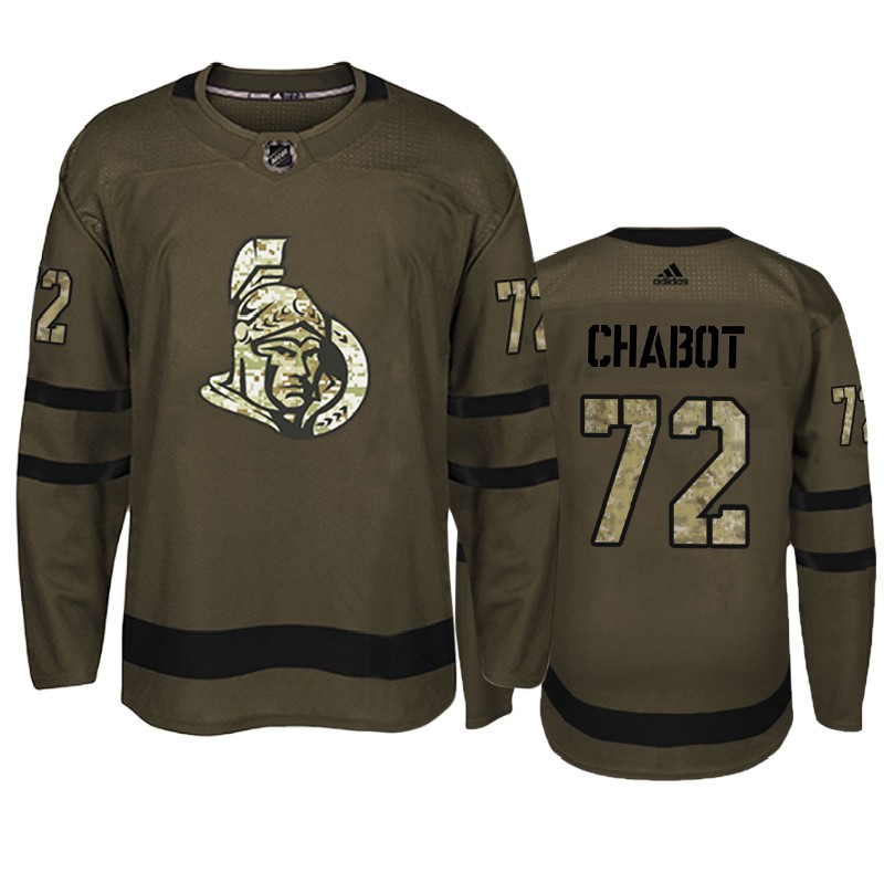 Senators Thomas Chabot Camo Military Jersey