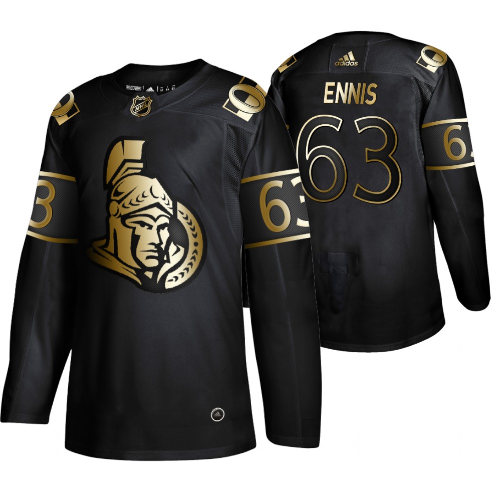 Senators Tyler Ennis Men's Adidas NHL Golden Edition Jersey