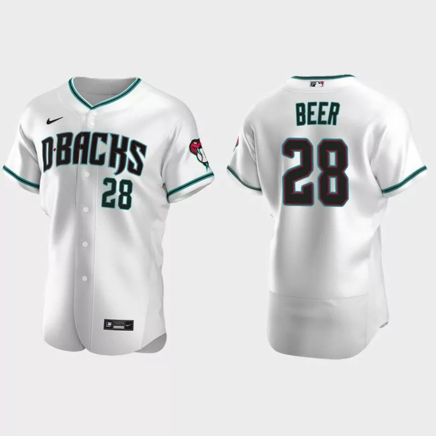 Seth Beer Arizona Diamondbacks Authentic Alternate Jersey – White.jpg