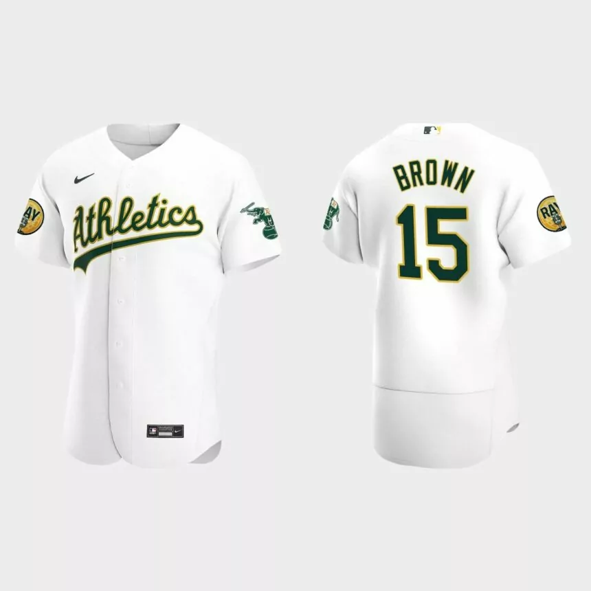 Seth Brown Oakland Athletics 2022 Ray Fosse Patch Authentic Jersey – White