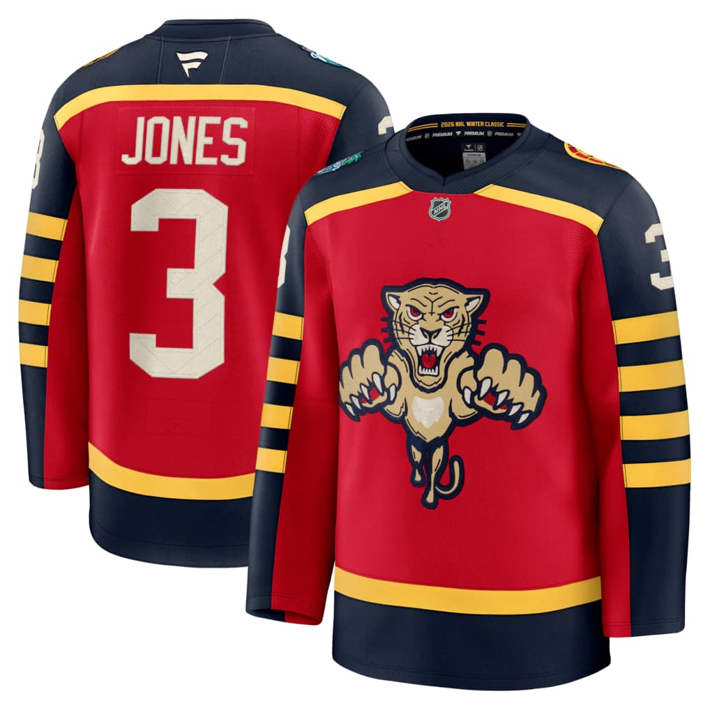 Seth Jones Florida Panthers Fanatics 2026 NHL Winter Classic Premium Jersey - Red