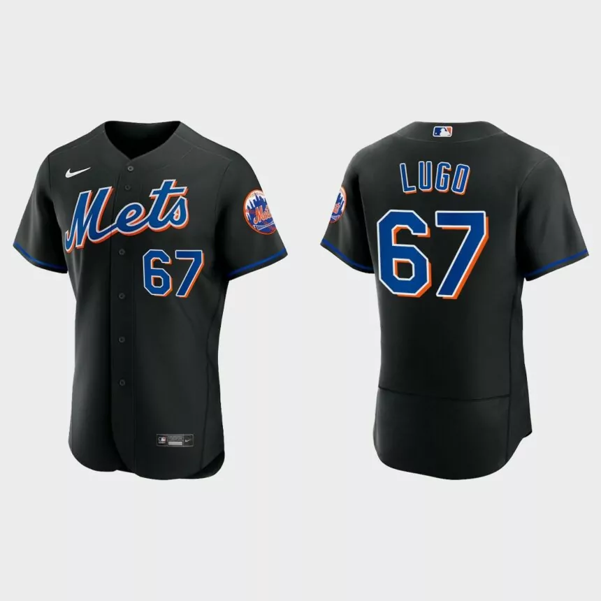 Seth Lugo New York Mets Authentic Alternate Jersey – Black
