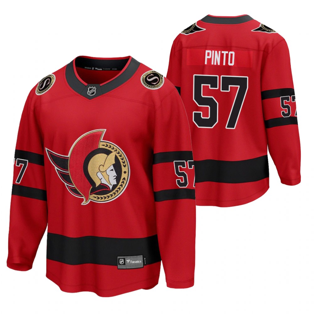 Shane Pinto Ottawa Senators Reverse Retro Red Men's Jersey