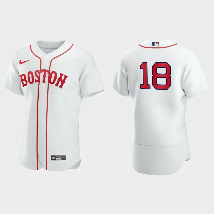 Shane Victorino Boston Red Sox 2021 Patriots’ Day Authentic Jersey – White
