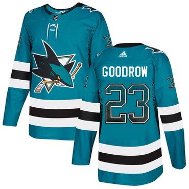 Sharks 23 Barclay Goodrow Teal Drift Fashion Adidas Jersey