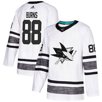 Sharks 88 Brent Burns White 2019 NHL All-Star Game Adidas Jersey