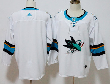 Sharks Blank White Adidas Jersey