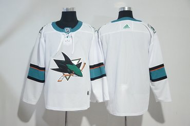 Sharks Blank White Adidas Jersey