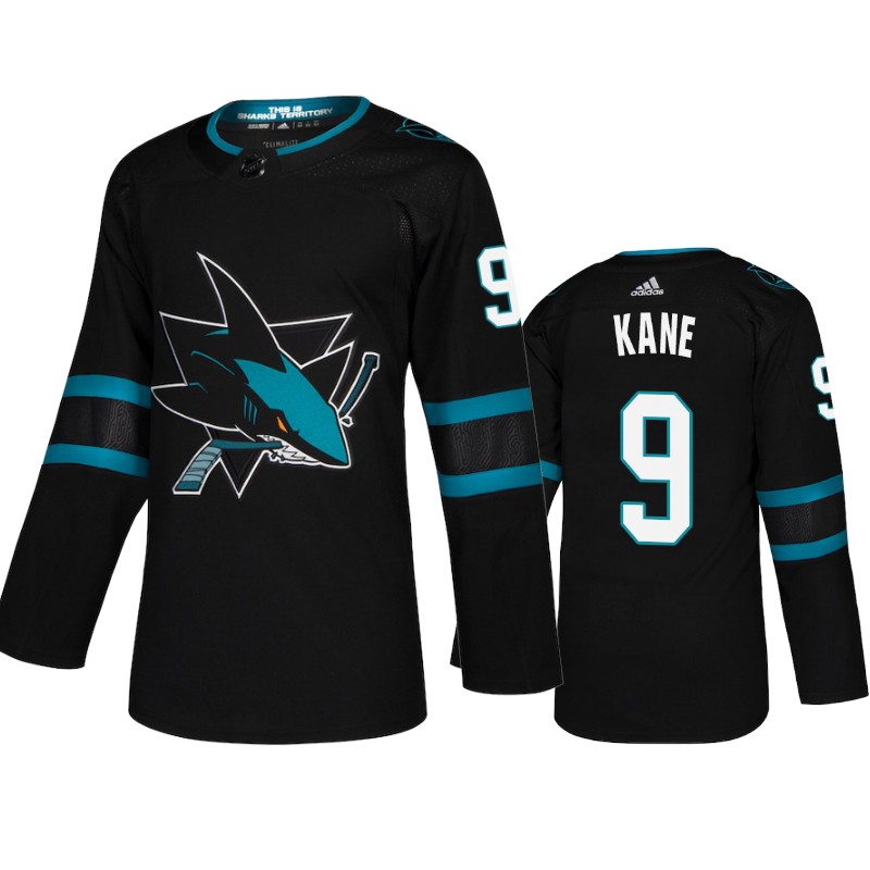 Sharks Evander Kane Black Authentic Pro Alternate Jersey