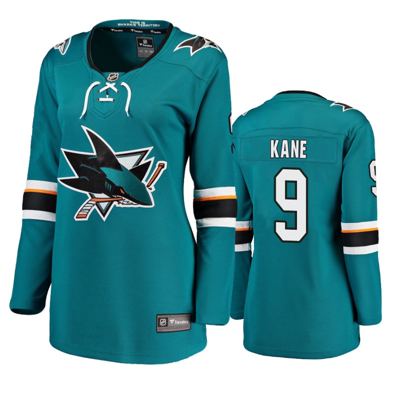 Sharks Evander Kane Teal Breakaway Player Home Jersey